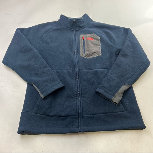 The North face men’s blue zip up jacket L L129-36 - Picture 2 of 6